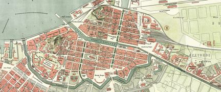 Karta över Göteborg 1888