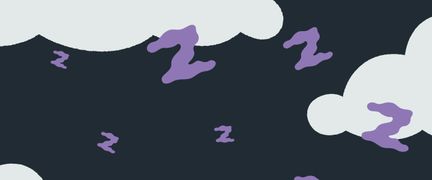  Snarkningar mot moln med svart bakgrund.