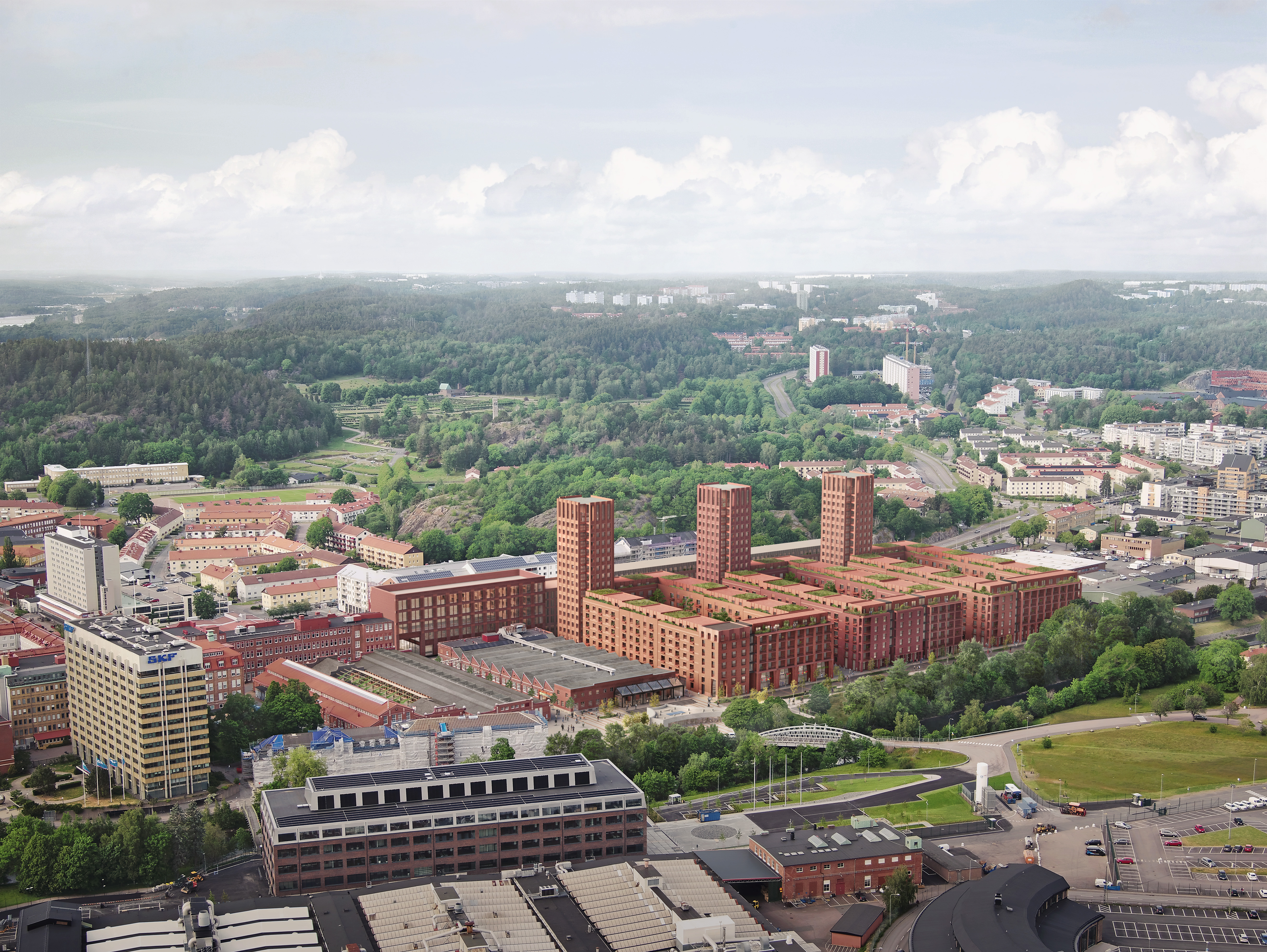 Nu ska SKFs tidigare industrikvarter omvandlas till levande blandstad