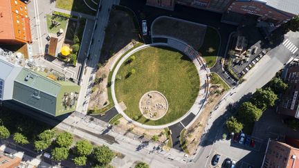 Bild på maskinparken på Lindholmen