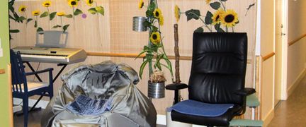 Rum för musik och aktiviteter.