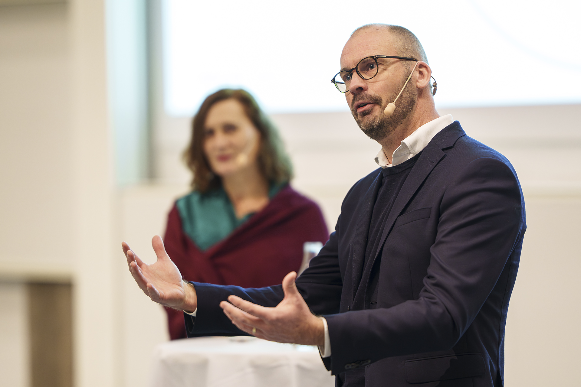 Diana Ghinea och Tedd Bergman.