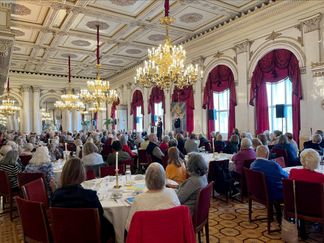 200 pensionärer deltog i Pensionärsrådets öppna möte på Börsen.