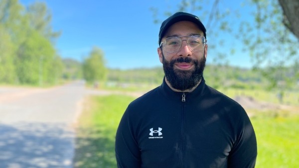 Beshar-Jamal Al Housaini, lärare i idrott och hälsa på Gärdsårsskolan.