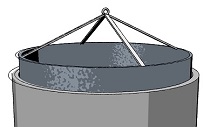 Beh&aring;llare med s&auml;ck med repl&aring;sning
