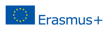 Logotyp f&ouml;r EU:s Erasmus+.