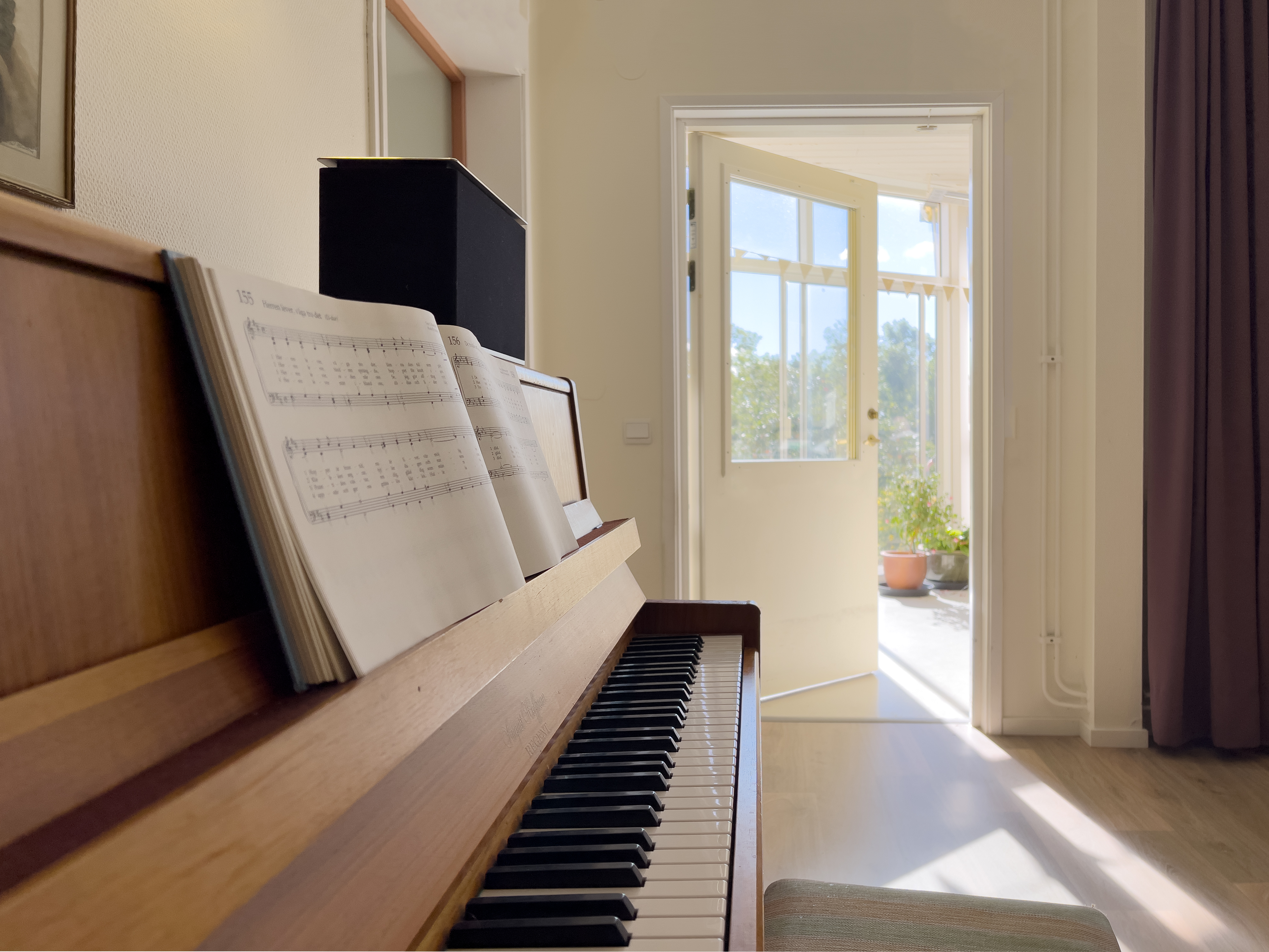 Ett piano.