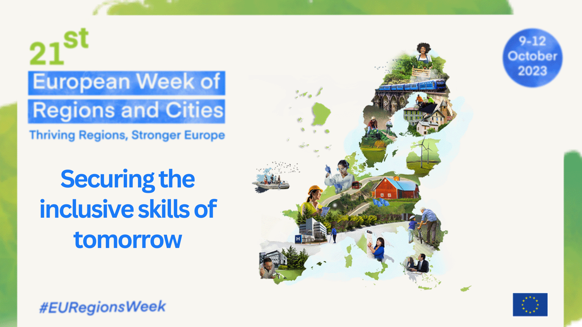Official banner of the 21st European Week of Regions and Cities