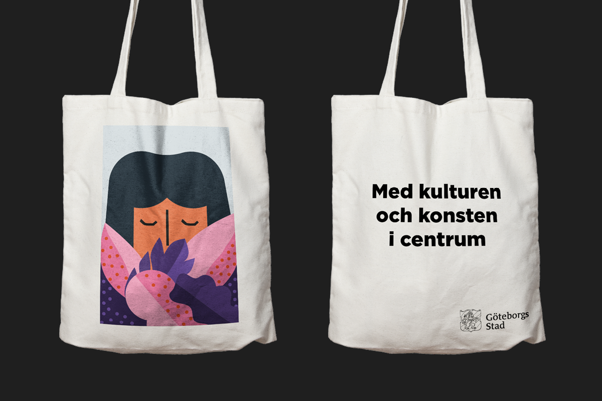 Exempel på tygpåsar.