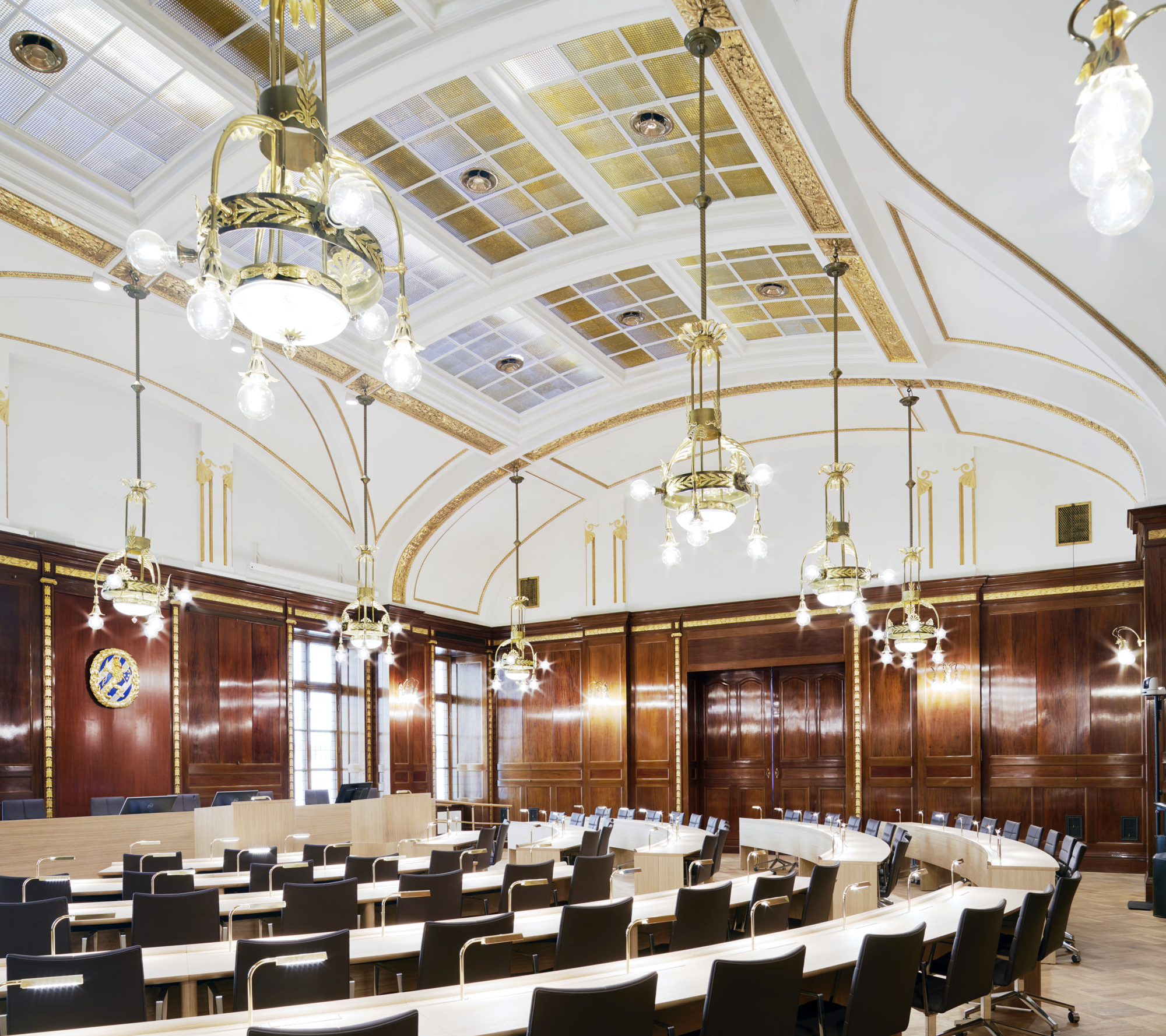 Kommunfullmäktiges sessionssal i jugendstil, 2019