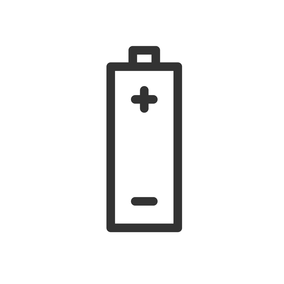 Icon of a battery